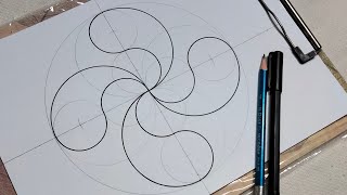 how to draw | geometrical circle drawing