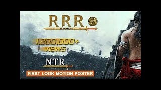 NTR First Look Motion Poster from #RRR movie                          1000000views