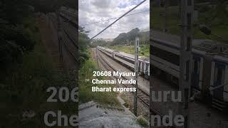 20608 Mysuru Chennai Vande Bharat express skipping Kengeri #indianrailways  #vandebharatexpress