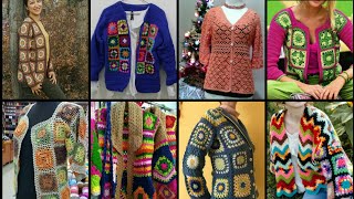 Top Trending latest Crochet Cardigan / sweater/ jeckts pattern designs / UK - US fashion trend