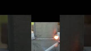 how to weld a square tube in a horizontal position