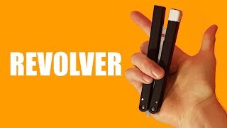 Butterfly Knife Tricks for Beginners #17.3 (Revolver)