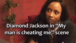 Diamond Jackson in "My man is cheatin' me" video scene #00s #actress #videosclips