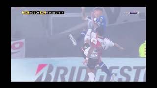 COPA LIBERTADORES 2022 OCTAVOS RIVER VS VELEZ PLANCHA DE EXPULSIÓN A LOS 6 MINUTOS