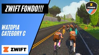 I Tried My First Virtual Fondo! // Zwift Bambino Fondo