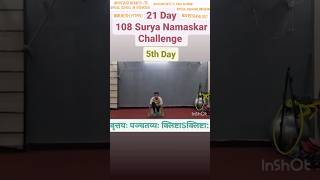 Day 5 - 108 Surya Namaskar Challenge #yoga #viral #trending #acro #workout #suryanamaskar #challenge