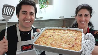 Sformato di riso filante al forno alla siciliana - Ricetta