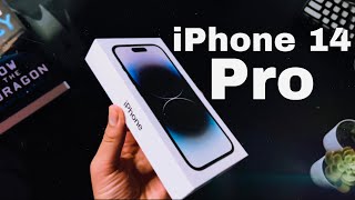 UNBOXING my new iPhone 14 Pro | iPhone 14 pro black is too good