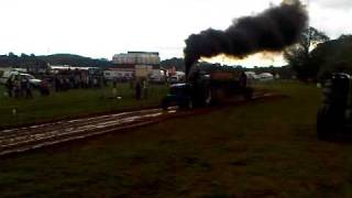 Tenbury Show Tractor Pulling Twin Turbo Marine Engine Puller