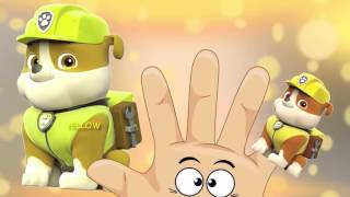 PAW Patrol Learn Colors for Kids Children Finger Family Nursery Rhymes Learning Video Mars