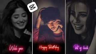 Birthday Video Editing In CapCut | Happy Birthday Status video editing | Birthday Status CapCut