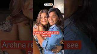 Archna Gautam unexpected reaction to see #sumbultouqeer #archnagautam #biggboss16 #kavya #shortsfeed