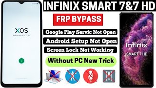 Infinix Smart 7&7 HD Frp Bypass Android 12/13/ Infinix X6516 X6515 Google Account Remove Without Pc