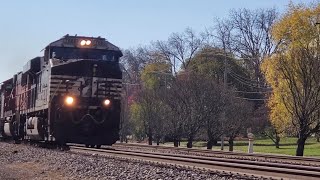 NS 7686 rolling through Glendale Ohio