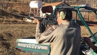 AR 15 Binary Trigger System Firing - M16 Legal Full Auto Shooting