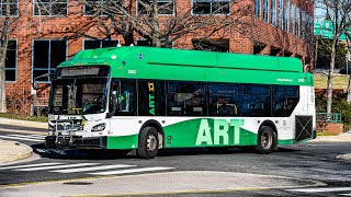 Arlington Transit ART  2019 New Flyer Xcelsior XN35 5302 on Route 42 Ballston Metro Station