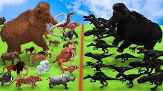 Animal Epic Battle Prehistoric Mammals vs Shadow Extinct Size Comparison Animal Revolt Battle