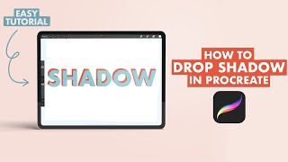 How To Add DROP SHADOW In Procreate | Lettering Shadow | Procreate Tutorial✨