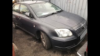 Проверка работы двигателя Toyota Avensis II 2.0 D 2004г. АКПП Англия H5