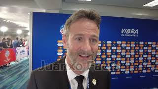 Entrevista a #ThomasChristiansen tras el sorteo de #CopaAmerica