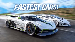 5 Fastest High Speed Cars In the World