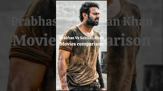 Prabhas Vs Salman Khan Comparison😀 #shorts #viral #indiancinema