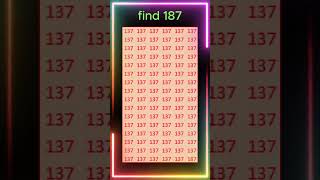 find 187 #shorts