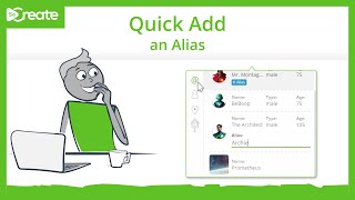 Use Quick Add to Add an Alias - Desktop