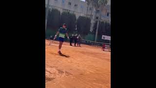 Novak Djokovic slow motion backhand practice #NovakDjokovic #SlowMotion