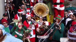 SantaCon 2014 Brass Mission Band San Francisco