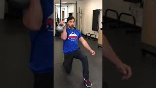 Half Kneeling Kettlebell Press