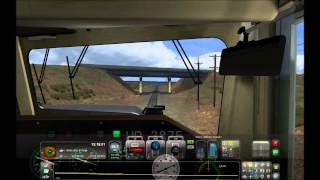 Train Simulator 2013 RW 4 Gameplay Barstow San Bernandino GE ES 44AC