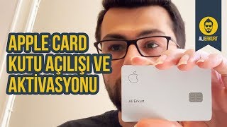 Apple Card Kutu Açılışı ve Aktivasyonu