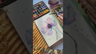 Layered Watercolor Flower