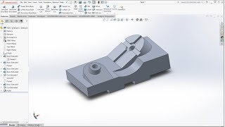 Solidworks Part Design Example 1(CSWA Question 6)