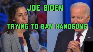 BREAKING! Joe Biden is working to ban the sale of handguns and "assault weapons!"