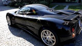 Pagani Zonda leaving the factory gate - HD