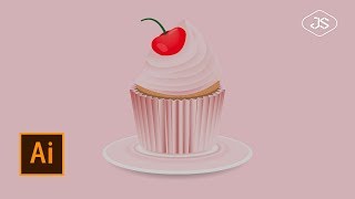 Illustrator cc - Comment créer un cupcake #01