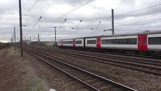 5H66 Class 170 EMU at Sandy 4.2.20