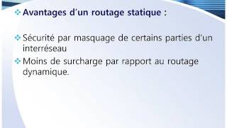 Routage Statique