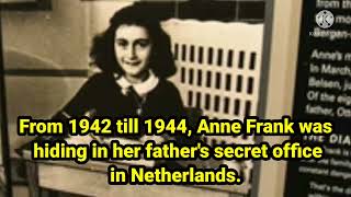 Anne Frank | Anne Frank Story | Anne Frank | Anne frank documentary | The Diary of Anne frank