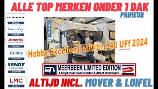 Hobby Excellent Edition 540 UFf UL 2024 nu met € 3039,= extra korting FULL OPTIONS !!! caravan nieuw