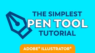 PEN TOOL BASICS for BEGINNERS | The ridiculously simple Illustrator pen tool tutorial!