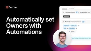 Use Secoda Automations to set Ownership | Secoda Automations