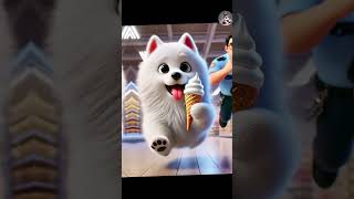 🚨🚓 Ice Cream Bandit Dog Steals Treat and Gets Caught by Police! 🍦🐶 dog ai, ai stories, ai dog