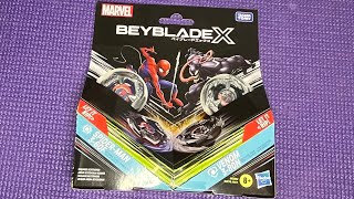 Hasbro Beyblade X Spider-Man Vs Venom Collab Pack Unboxing Video