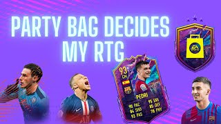 PARTY BAG DECIDES MY BRAND NEW RTG!!! (UNTRADEABLE PLAYERS ONLY) ep 1