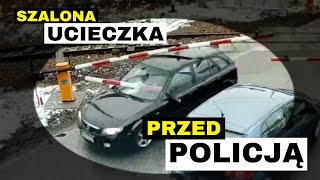 🚙 🚧 ⚠️ Pirat drogowy staranował rogatki. Jedna wbiła się w kabinę!