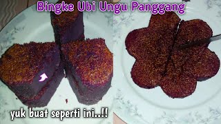 Cara Membuat Bingka Ubi Ungu - Bingke Pontianak