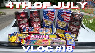 I ALMOST SET A CAR ON FIRE WITH A FIREWORK ON THE 4th🤯VLOG#18 (DONT TRY THIS‼️)#vlog #trending #fyp